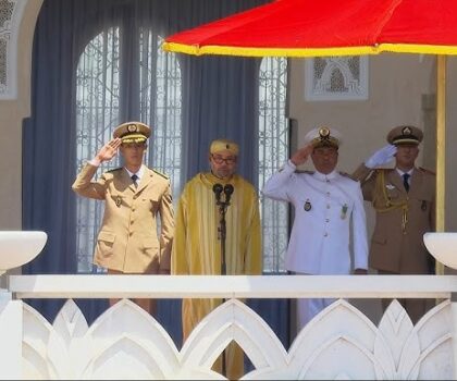 عيد العرش .. جلالة الملك يترأس بتطوان حفل أداء القسم للضباط المتخرجين