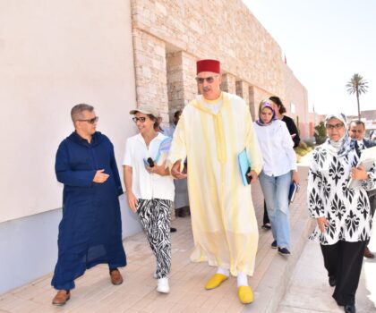 عامل إقليم تيزنيت يزور ثلاث مؤسسات للرعاية الاجتماعية