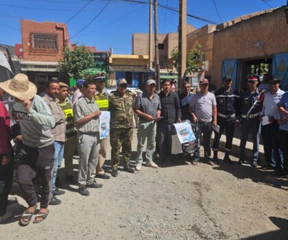 حملة تحسيسية لتوعية المواطنين بمخاطر السباحة في السدود والمجاري المائية بتونفيت