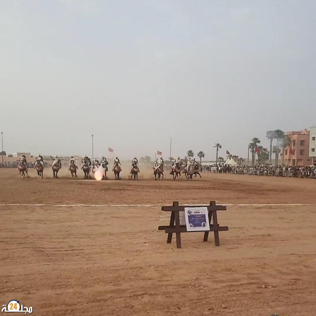 “التبوريدة” تضيء سماء تيزنيت في افتتاح مهرجان تيميزار للفضة