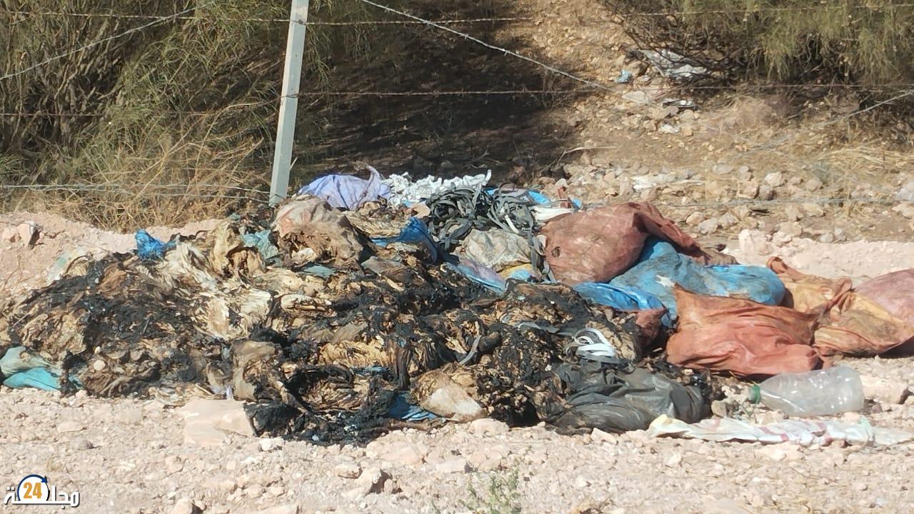 فضيحة بيئية جديدة قرب سطات.. دجاج نافق مرمي على قارعة الطريق دون احترام الشروط الصحية!