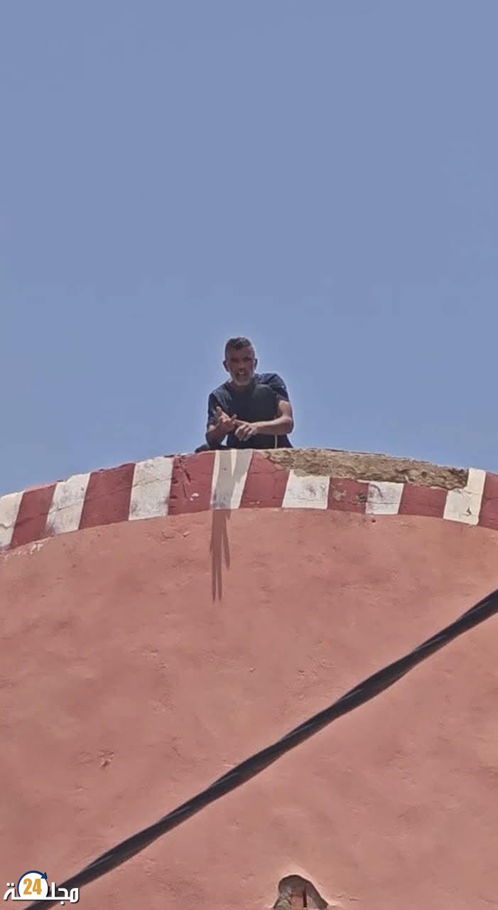 المعتصم “بوعبيد” حاول إنهاء حياته بالرمي بنفسه بعد محاصرته أعلى خزان مائي