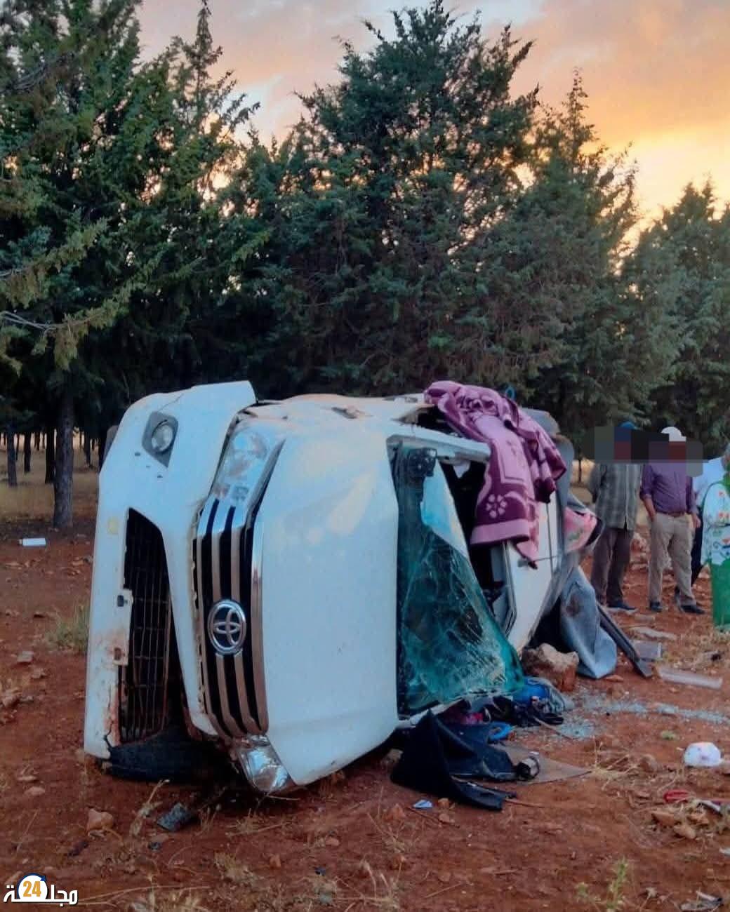 حادثة مروعة بين أزرو والحاجب بسبب السرعة المفرطة ونفوق قطيع أغنام