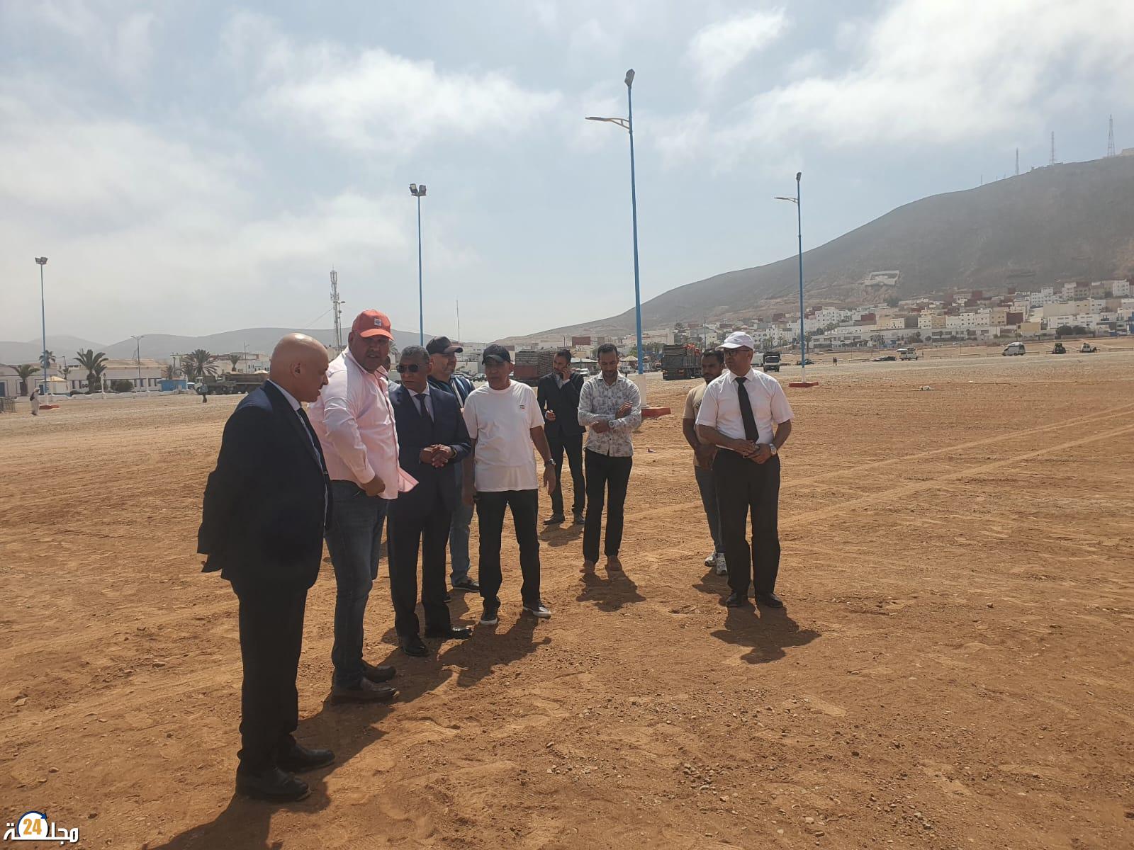 زيارة ميدانية للسيد عامل إقليم سيدي إفني لاستعراض استعدادات مهرجان سيدي إفني ومير اللفت للثقافة والفن