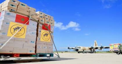 مبادرة ملكية جديدة: المغرب يرسل 100 طن من المساعدات الإنسانية إلى غزة