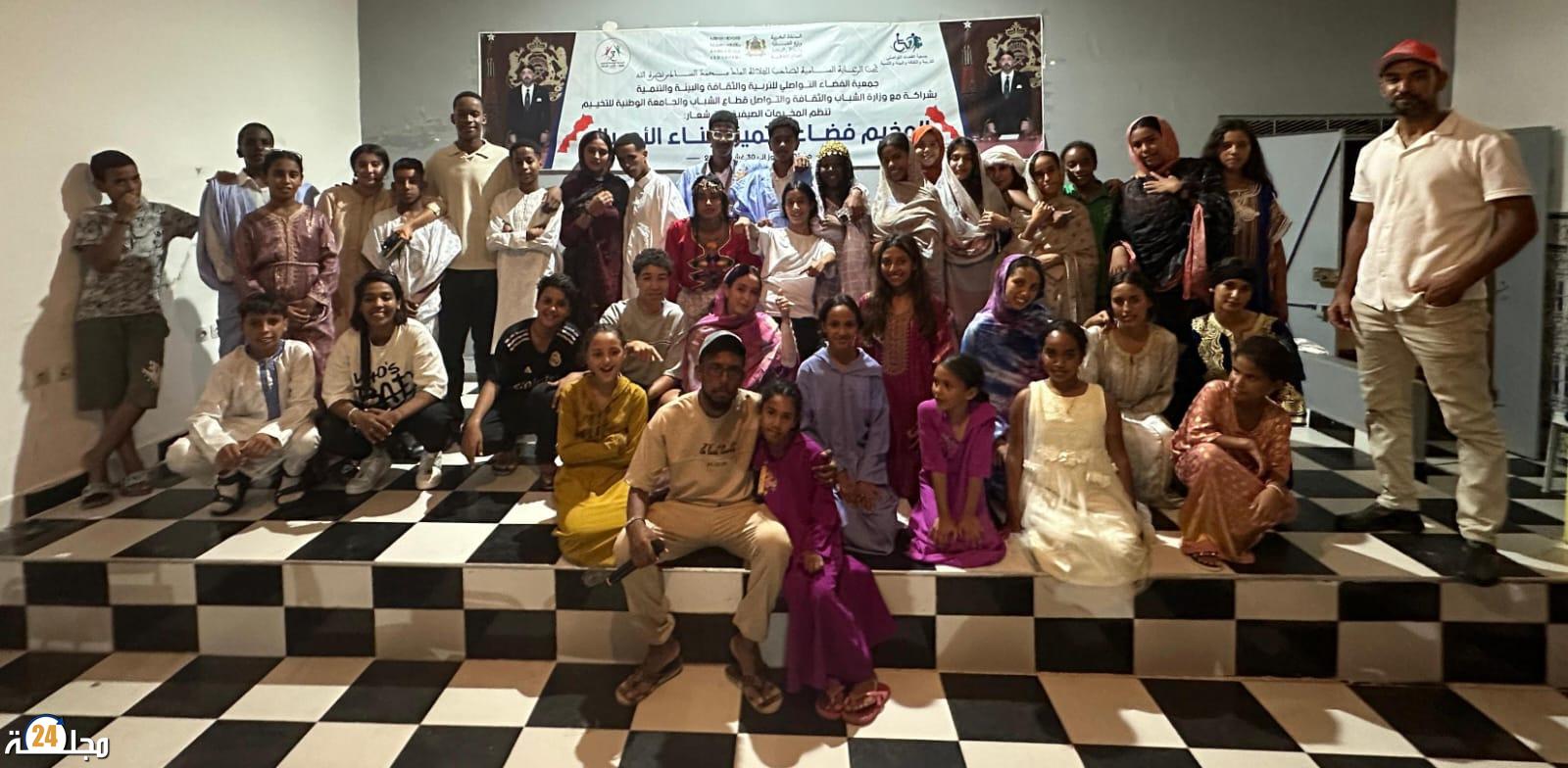 أطفال مخيم الفضاء التواصلي بفروع الداخلة يبدعون في ملحمة “رحلة النصر”…