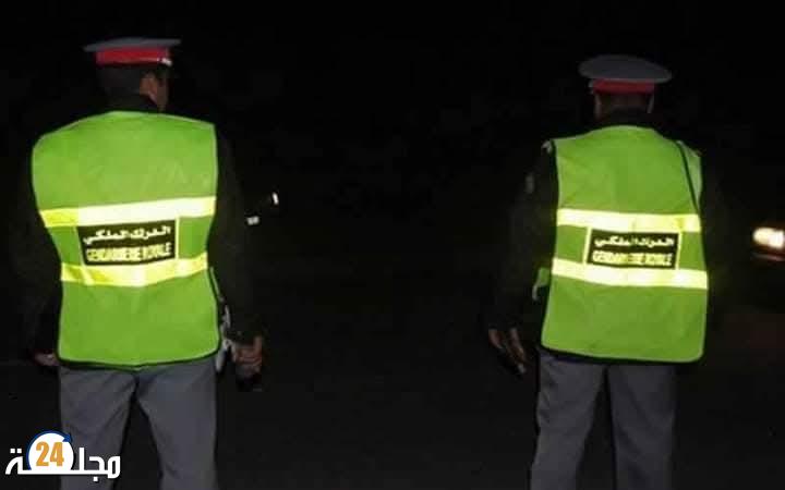 حملة تمشيطية للدرك الملكي ببومية تطيح بلصوص محل الأعلاف ومروجي المخدرات في ليلة واحدة