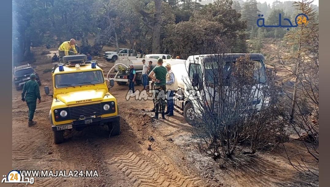 ” خمسة أيام من اللهب.. والسلطات تُكثف تدخلاتها للسيطرة على حريق تيزي نغشو”