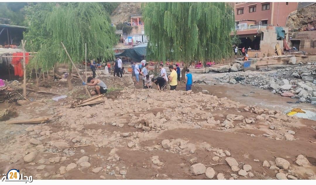 الحوز : أوريكا تستعيد عافيتها بعد الفيضان الأخير بفضل يقظة السلطات وتعاون الساكنة