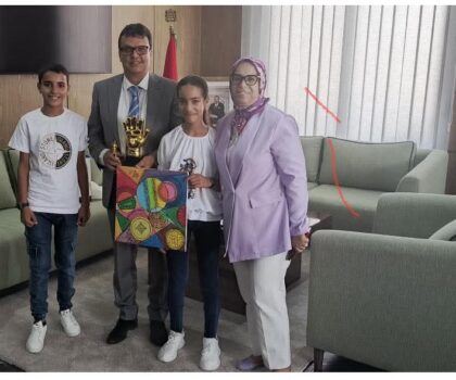 عامل إقليم الرحامنة يستقبل أطفال مركز إيواء الأطفال المتخلى عنهم بإبن جرير