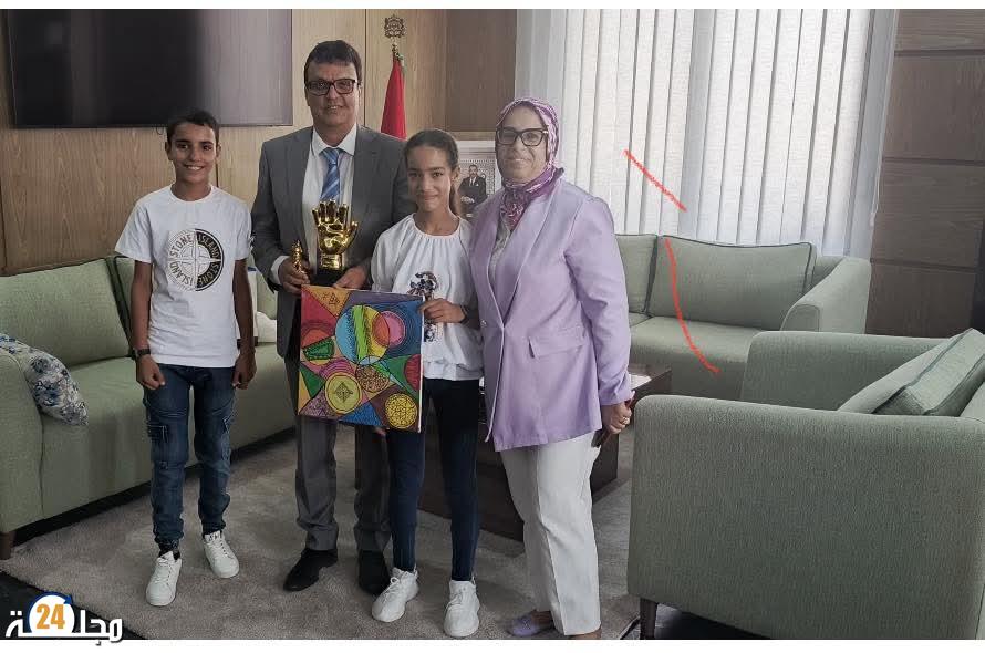 عامل إقليم الرحامنة يستقبل أطفال مركز إيواء الأطفال المتخلى عنهم بإبن جرير