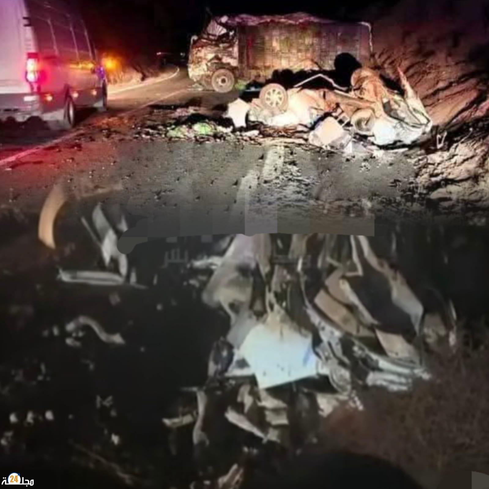 تارودانت: جماعة بيكودين تهتز على وقع فاجعة سير مميتة تخلف 8 قتلى وإصابات خطيرة