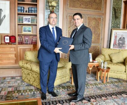 الرباط: بوريطة يستقبل السفير الجديد للاتحاد الأوربي
