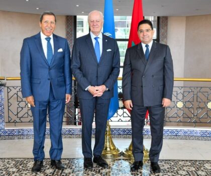 بوريطة يعقد جلسة عمل في نيويورك مع المبعوث الشخصي للأمين العام للأمم المتحدة إلى الصحراء