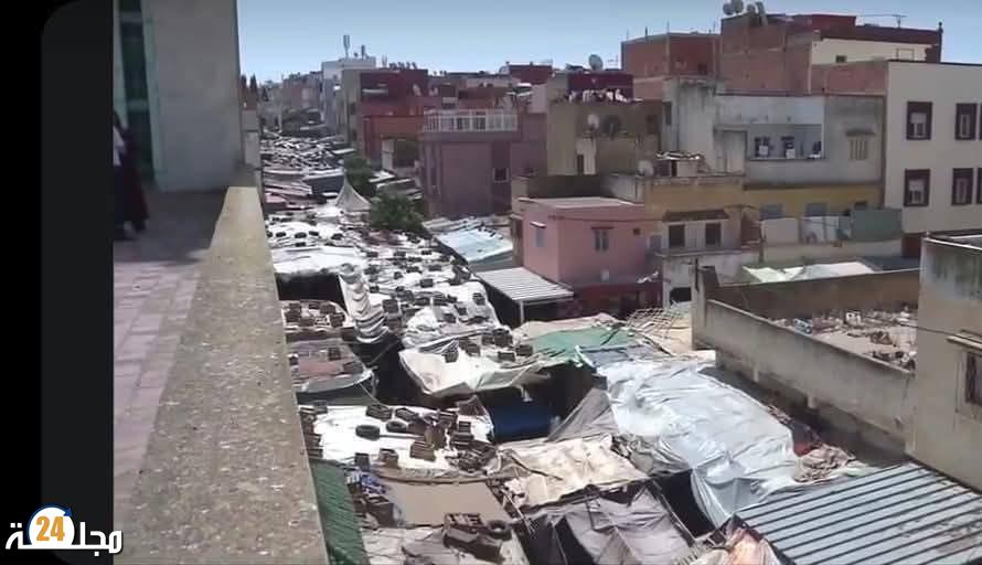 مكناس:تحرير الملك العمومي ببرج مولاي عمر مبادرة محتشمة