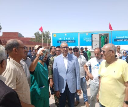 قافلة طبية متعددة التخصصات بسيدي بيبي تحت إشراف عامل الإقليم