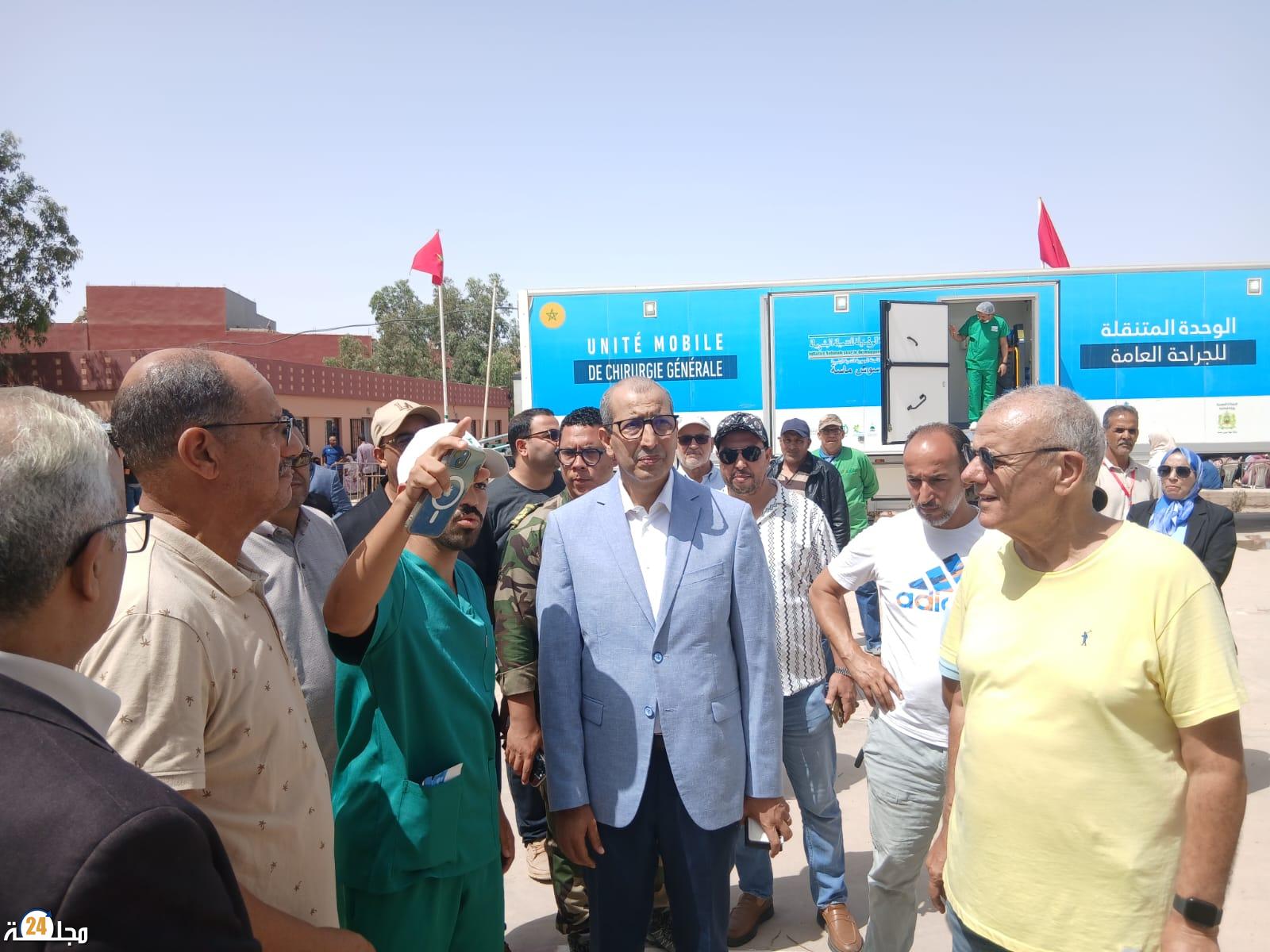 قافلة طبية متعددة التخصصات بسيدي بيبي تحت إشراف عامل الإقليم