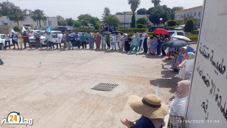 مقاطعة حراسة مباراة الولوج بالمعهد العالي للمهن التمريضية وتقنيات الصحة بسطات