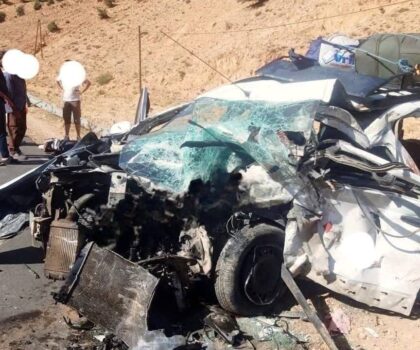 مصرع ام وابنتها وسائق طاكسي في حادثة سير بإقليم ميدلت