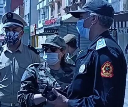 كناس،،،السلطة المحلية تحرر الملك العمومي ببرج مولاي عمر