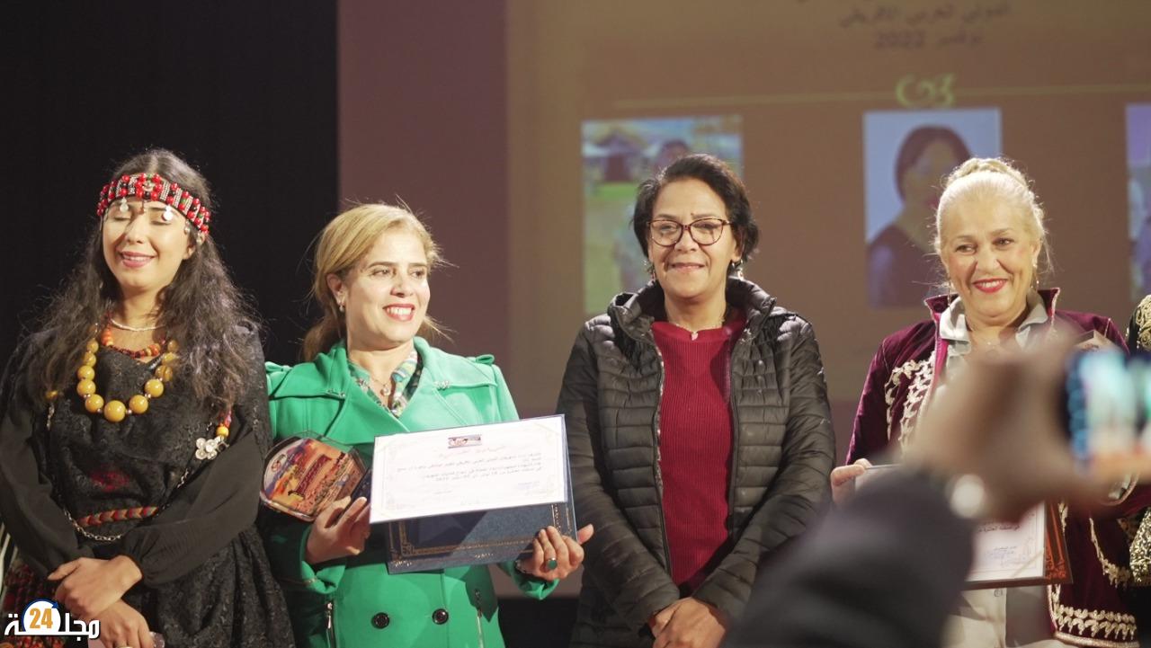 تكريم مجيدة شهيد بالمهرجان الدولي العربي الإفريقي 13 للفيلم الوثائقي