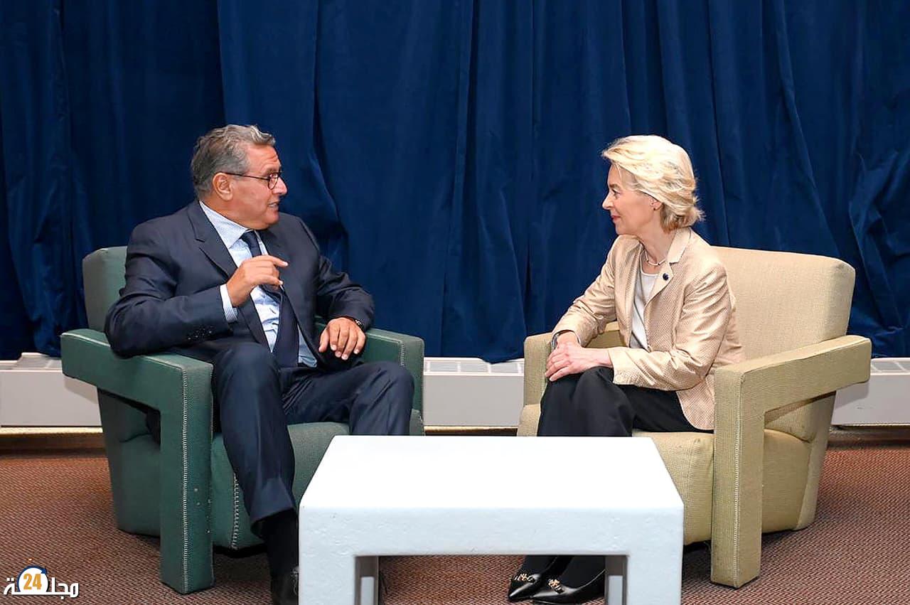 ‎نيويورك.. السيد أخنوش يتباحث مع رئيسة المفوضية الأوروبية