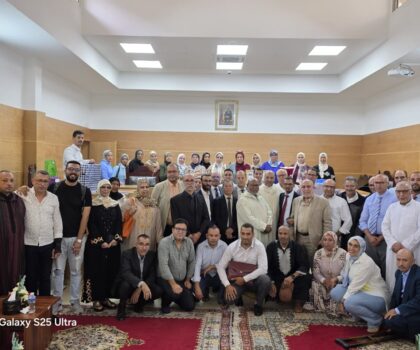 المحكمة الابتدائية بسطات تحتفي برئيس كتابة الضبط سعيد الفرابي