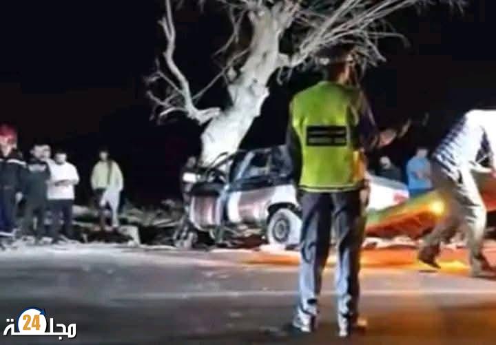 حادثة سير مميتة نواحي أزمور تخلف قتيلين وعدة جرحى فجر اليوم الجمعة