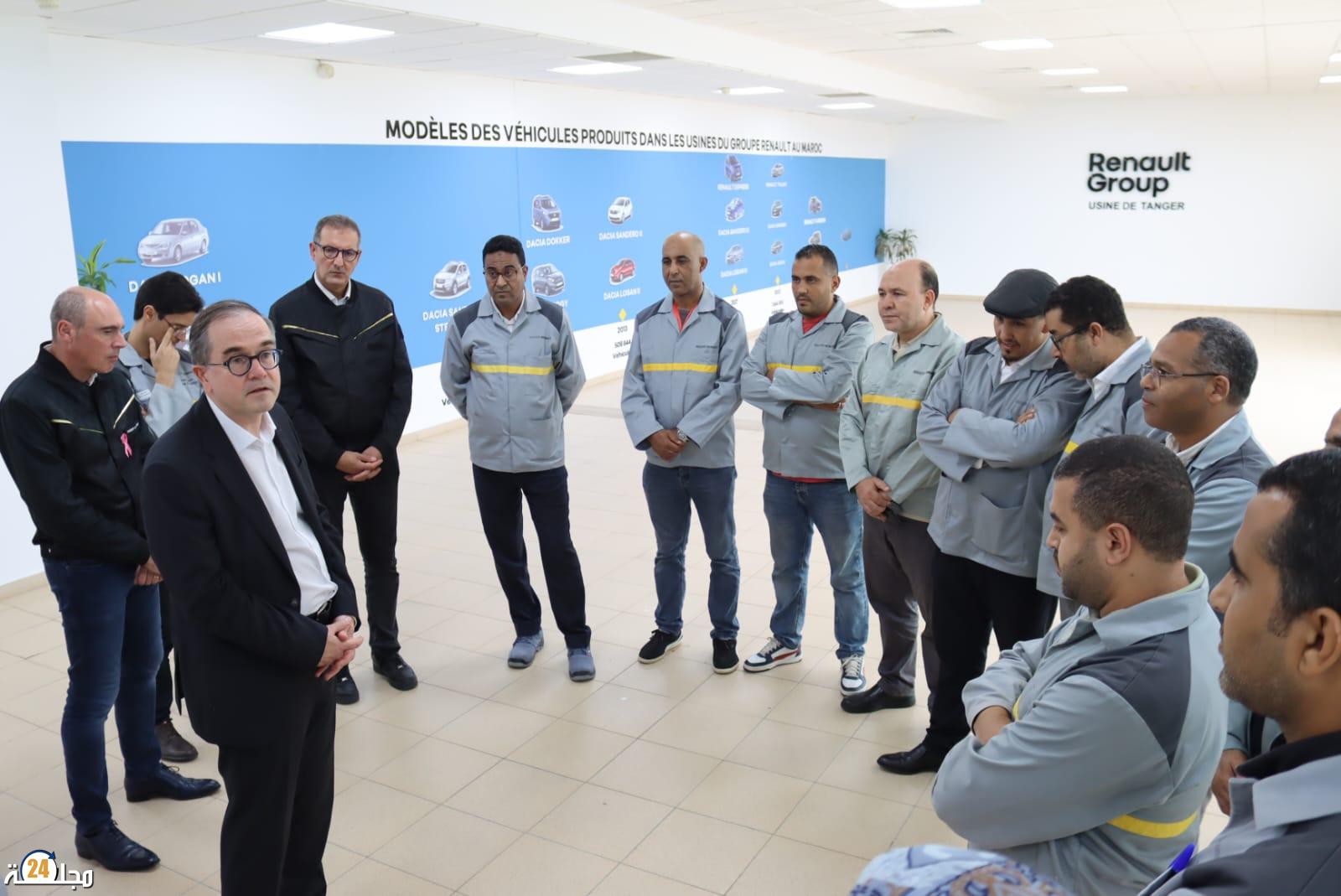 طنجة : المدير التنفيذي لمجموعة رونو ” François Provost ” في لقاء خاص مع المكتب النقابي