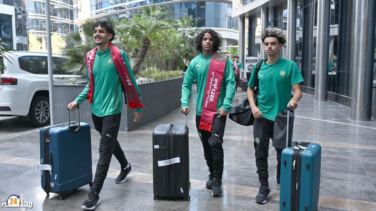 بعثة أشبال الأطلس تصل إلى الدوحة استعدادا لمونديال أقل من 17 سنة