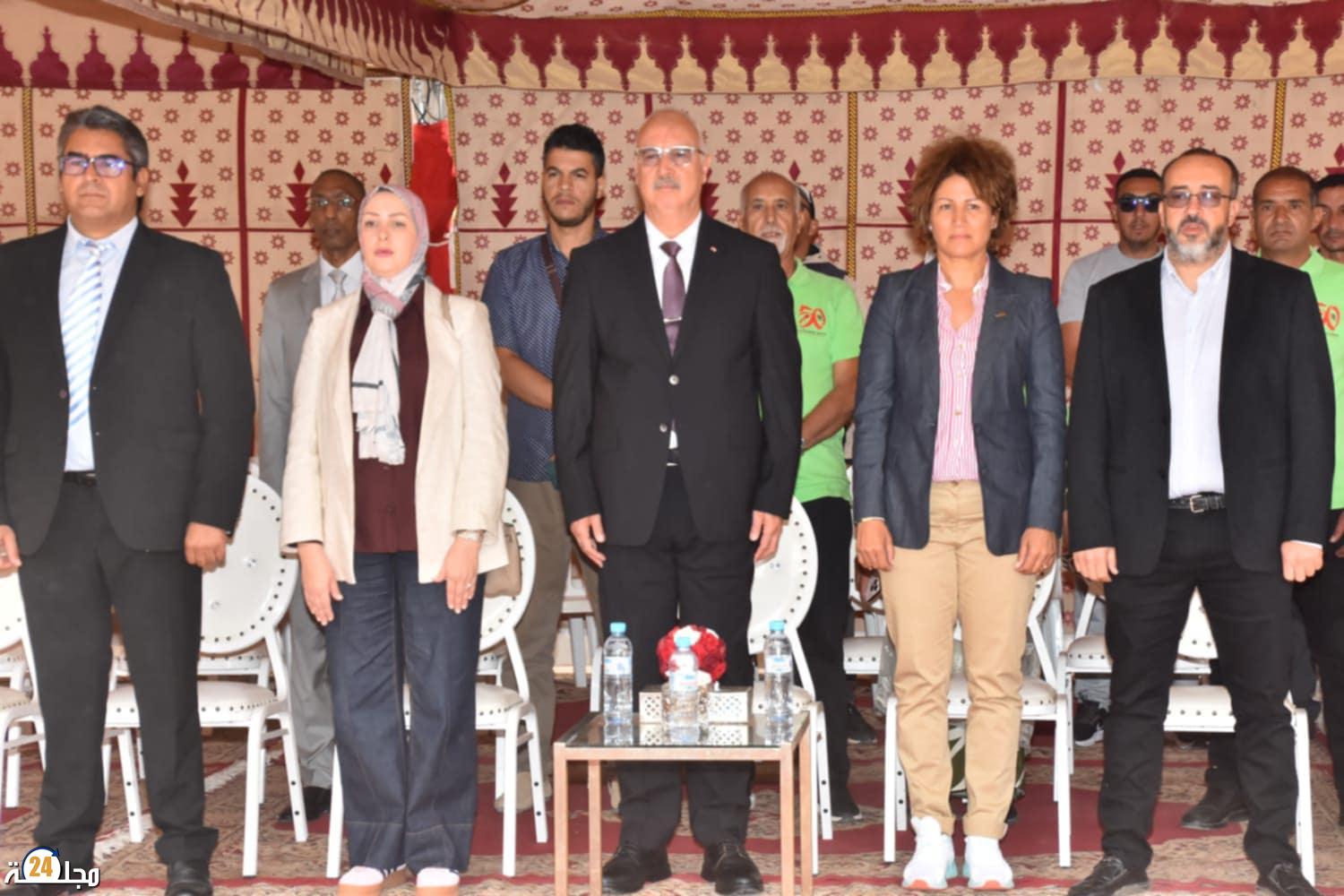 عامل إقليم تيزنيت يعطي الانطلاقة الرسمية للمرحلة التاسعة من سباق “المسيرة الخضراء”