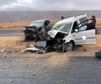 مصرع شاب في حادث مروع بطريق الكفيفات – عين صدّاق