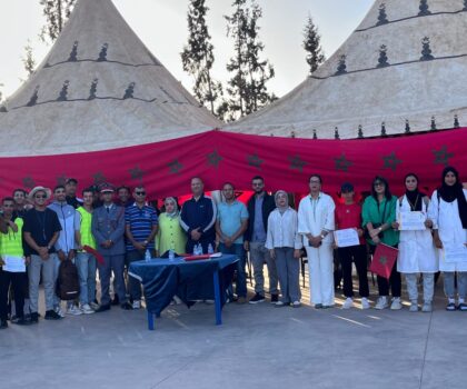 تظاهرة رياضية ناجحة بثانوية رحال المسكيني التأهيلية بالبروج تخليدا للمسيرة الخضراء