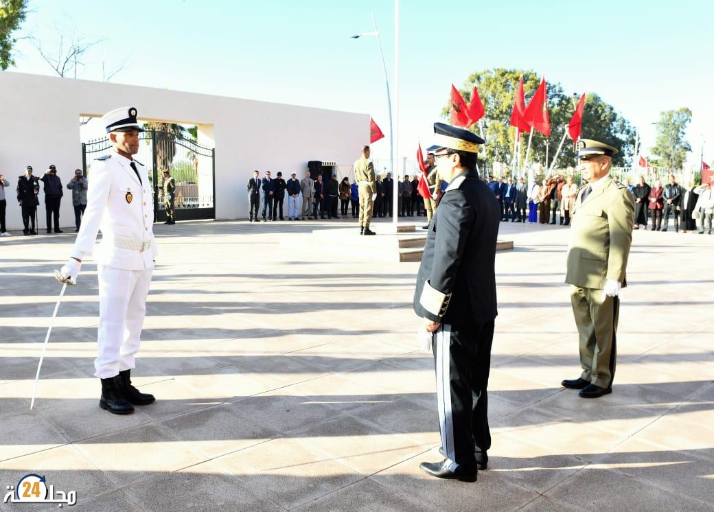 إقليم الرحامنة: عامل الإقليم يترأس مراسيم تحية العلم احتفاءً بذكرى عيد الاستقلال