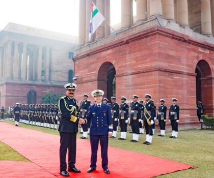 زيارة رسمية لوفد من البحرية الملكية إلى الهند