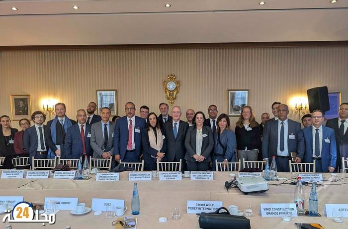 استقبال وفد هام من جهات الأقاليم الجنوبية الثلاث في مجلس الشيوخ الفرنسي