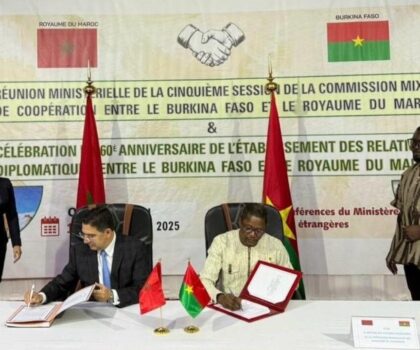 المغرب وبوركينا فاسو يؤكدان عزمهما على مواصلة تعزيز تعاونهما الثنائير