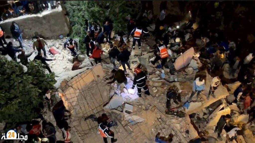 فاس: مصرع 19 شخصا في انهيار عمارتين والحصيلة مرشحة للارتفاع