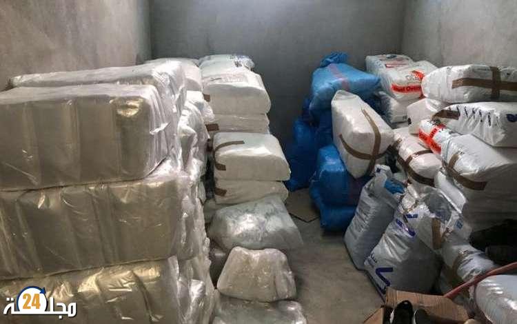 الرحامنة :حجز وحدة سرية لتصنيع الأكياس البلاستيكية بسيدي بوعثمان وضبط أزيد من 14 طناً من المواد والمنتجات