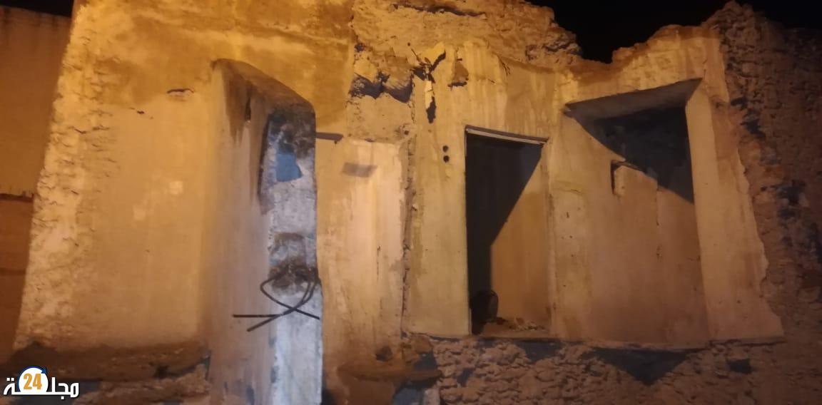 منزل آيل للسقوط يتحول إلى قنبلة تهدد السلامة العامة ببيوكرى