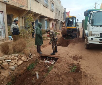 باشا باشوية بومية يشرف شخصيا الى جانب لجنة اليقظة لتجنب خطر الفيضانات