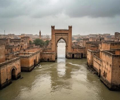 دموع على سطح الماء