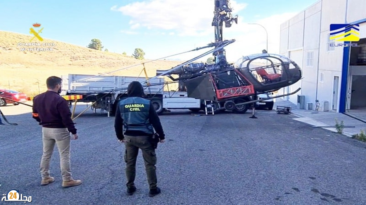 تفكيك شبكة لتهريب المخدرات بالمروحيات بين المغرب وإسبانيا - majala24