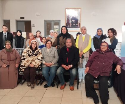 جمعية شروق لادماج النساء ضحايا العنف تواصل تنفيد حلقات برنامج “العنف ضد النساء وحقوق الإنسان”.