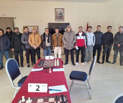 شباب ابن جرير للشطرنج يفتتح موسمه الرياضي بمواجهة اتحاد بن أحمد
