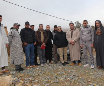 انطلاق أشغال تهيئة المسلك الطرقي المؤدي إلى دوار آيت صالح بجماعة تافراوت المولود