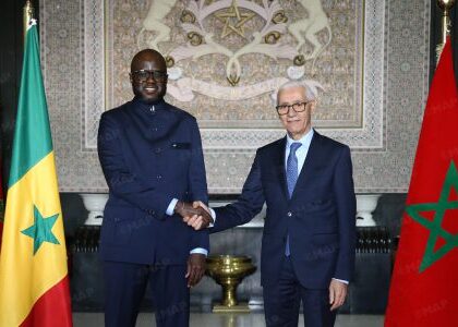 السيد الطالبي العلمي يتباحث مع رئيس الجمعية الوطنية للسنغال