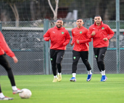 نهائي الكان..آخر حصة تدريبية للأسود إستعدادا لمواجهة السنغال