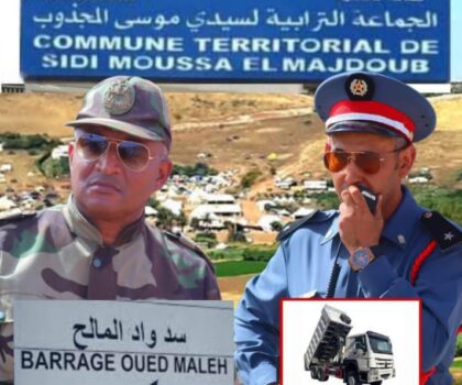 المحمدية: السلطات تحجز ست شاحنات بعد رمي الأتربة في واد المالح في خرق خطير للقانون