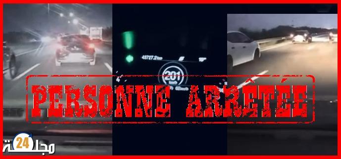 شرطة برشيد توقف سائقا متهورا بسبب السياقة الاستعراضية وتعريض سلامة مستعملي الطريق للخطر